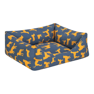 Pet Comfort Uniform Lacivert-Sarı Kedi ve Köpek Yatağı S 40x50cm