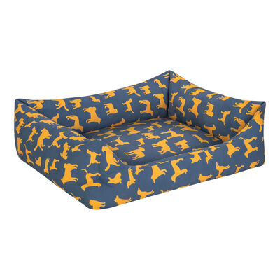 Pet Comfort Uniform Lacivert-Sarı Köpek Yatağı M 60x70cm