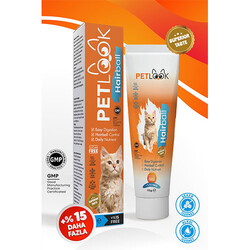 Pet Look - Pet Look Hairball Tüy Yumağı Kontrol Kedi Macunu 100 Gr+15 Gr