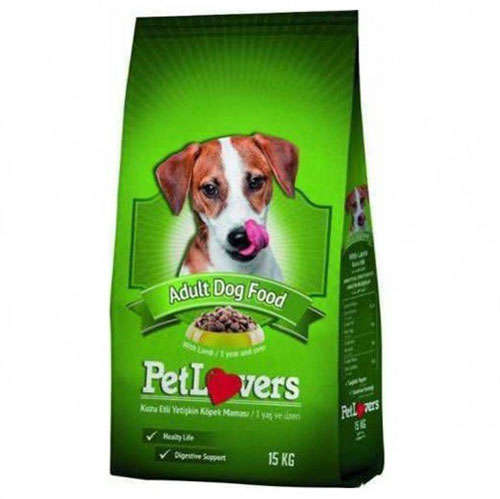 Pet Lovers Kuzu Etli Ve Sebzeli Yetiskin Kopek Mamasi 15 Kg Kopek Kuru Mamalari Barinaklara Bagis Pet Lovers