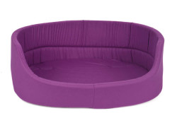 Pet Pretty Kedi ve Küçük Irk Köpek Kumaş Yatak Small Mor (En: 40 Boy: 50 Yükseklik: 15) - Pet Pretty