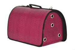 Pet Pretty Skinned Flybag Kedi ve Köpek Taşıma Çantası 28 x 44 x 28 Cm Fuşya - Pet Pretty
