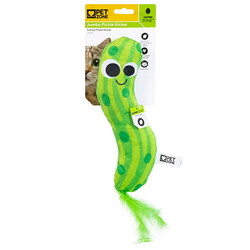 Pet Zone - Pet Zone Jumbo Pickle Kicker Kedi Otlu Kedi Oyuncağı