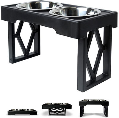 Pet Zone OurPets Barking Bistro Ayarlanabilir Yükseklikli 2 x 1.75 Lt Mama ve Su Kabı - 3