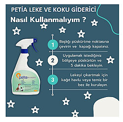 Petia Kedi ve Köpek Koku ve Leke Giderici Sprey 750 ML - 5