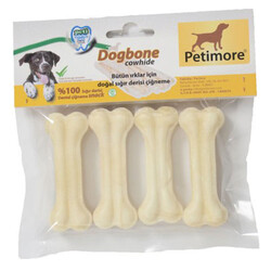 Petimore - Petimore XSmall Paket Beyaz Press Köpek Kemiği 7 Cm ( 4'lü Paket )
