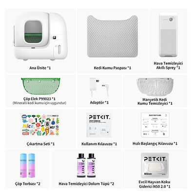 Petkit Pura Max 2 Akıllı Kedi Tuvaleti - Beyaz