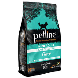 Petline - Petline Clever Mini Adult Kuzu Etli Küçük Irk Köpek Maması 3 Kg