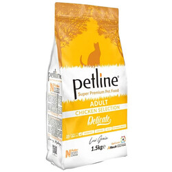 Petline - Petline Delicate Tavuk Etli Yetişkin Kedi Maması 1,5 Kg