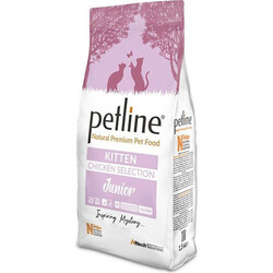 Petline - Petline Kitten Junior Tavuklu Yavru Kedi Maması 10 Kg