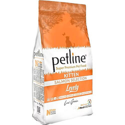 Petline - Petline Lovely Kitten Somonlu Yavru Kedi Maması 10 Kg