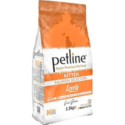 Petline - Petline Lovely Kitten Somonlu Yavru Kedi Maması 1,5 Kg