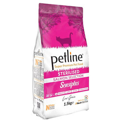 Petline - Petline Sensiplus Sterilised Somonlu Kısırlaştırılmış Kedi Maması 1,5 Kg