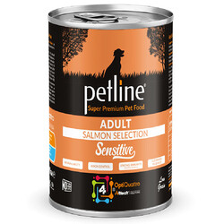 Petline - Petline Sensitive Pate Somonlu Köpek Konservesi 400 Gr