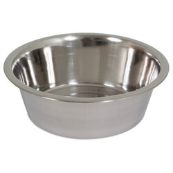 Petmate - Petmate 23224 Paslanmaz Çelik Mama ve Su Kabı ( Büyük Boy )