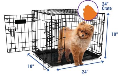 Petmate 41267 İki Kapılı Tel Kafes ( 48 x 30 x 36 Cm )