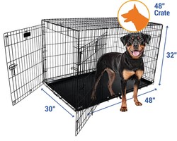 Petmate - Petmate 41272 İki Kapılı Tel Kafes ( 122 x 76 x 82 Cm )