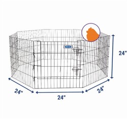 Petmate - Petmate 55011 Katlanabilir Panel Çit ( 61 x 61 Cm )