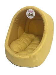 Pet Pretty Alaska Kedi ve Küçük Irk Köpek Yuvası Sarı - Pet Pretty