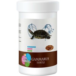 Pets Family - Pets Family Gammarus Turtle Kaplumbağa Yemi 250 ML / 30 Gr