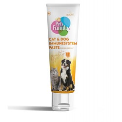 Pets Family - Pets Family Immunesystem Kedi ve Köpek Bağışık Sistemi Destekleyici Paste 100 Gr