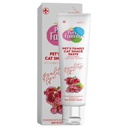Pets Family Kırmızı Üzüm Nar Kedi Ödül Macunu 30 Gr - Pets Family
