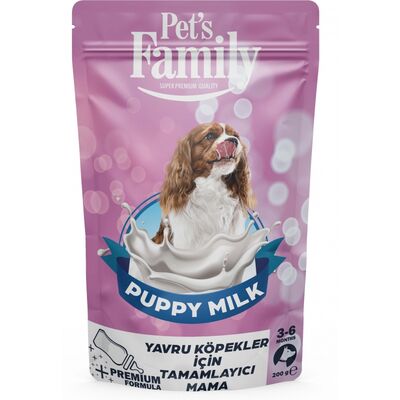 Pets Family Puppy Milk Yavru Köpek Süt Tozu 200 Gr