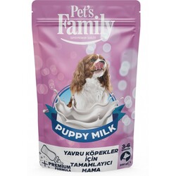 Pets Family Puppy Milk Yavru Köpek Süt Tozu 200 Gr - Pets Family