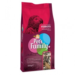 Pets Family - Pets Family Papağan Kuş Yemi 600 Gr