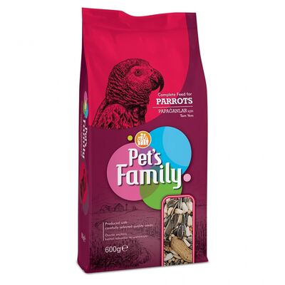 Pets Family Papağan Kuş Yemi 600 Gr