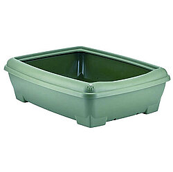 PetWork Relax Kedi Tuvaleti Soft Yeşil 49,5 x 38 x 14 Cm - PetWork