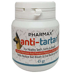 Pharmax Anti-Tartar Kedi Köpek Diş Taşı Giderici Toz 45 Gr - Pharmax