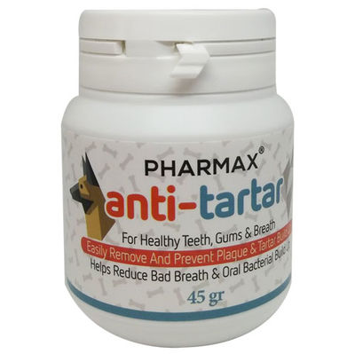 Pharmax Anti-Tartar Kedi Köpek Diş Taşı Giderici Toz 45 Gr
