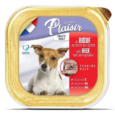 Plaisir Beef Biftek Etli Parçalı ve Soslu Köpek Konservesi 150 Gr