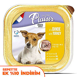 Plaisir Turkey Hindi Etli Parçalı ve Soslu Köpek Konservesi 150 Gr - Plaisir