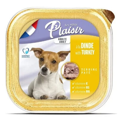 Plaisir Turkey Hindi Etli Parçalı ve Soslu Köpek Konservesi 150 Gr