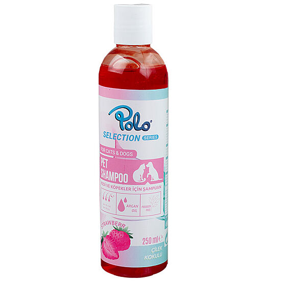 Polo Çilek Kokulu Kedi ve Köpek Şampuanı 250 ML - 1
