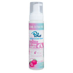 Polo - Polo 6415 Çilek Kokulu Durulanmayan Kedi ve Köpek Şampuanı 225 + 25 ML