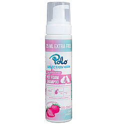 Polo Çilek Kokulu Durulanmayan Kedi ve Köpek Şampuanı 225 + 25 ML - Polo