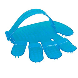 Polo - Polo 6825 Mavi Plastik Tımar Eldiveni 11.5 x 12 Cm ( Küçük )
