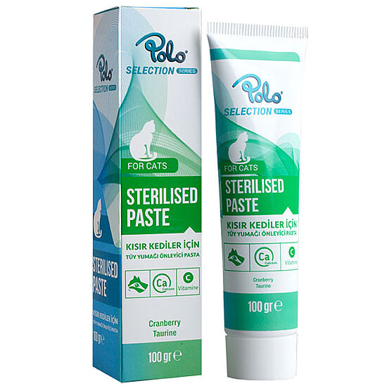 Polo Sterilised Paste Kısırlaştırılmış ve Tüy Yumağı Kontrol Kedi Macunu 100 Gr - 1