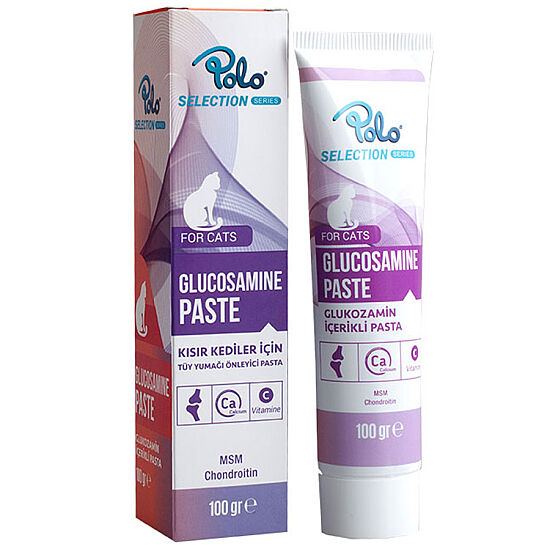Polo Glucosamine Paste Eklem Sağlığı ve Tüy Yumağı Önleyici Kedi Macunu 100 Gr - 1