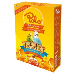Polo - Polo 6111 Ballı Muhabbet Kuşu Krakeri 10'lu Paket