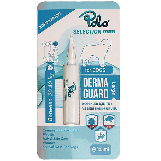 Polo Büyük Irk Köpek Tüy ve Deri Bakım Ürünü Large 3 ML - 1