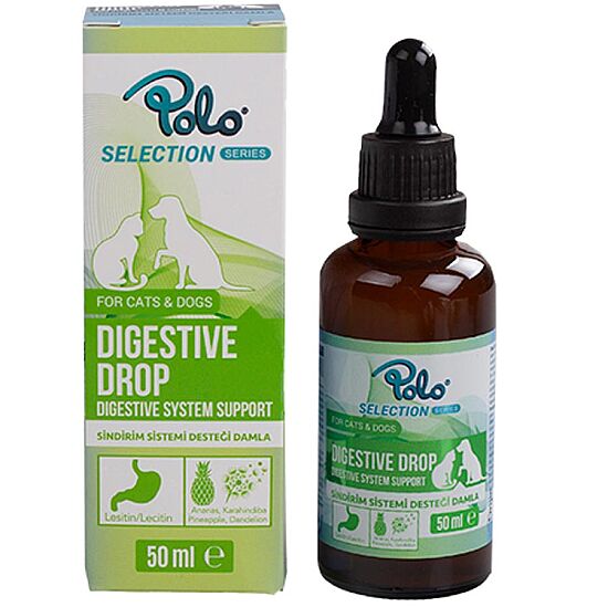 Polo Kedi ve Köpek Sindirim Sistemi Desteği Damla 50 ML - 1