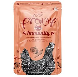 Pramy Immunity Sos İçinde Tavuklu Bal Kabaklı Kedi Yaş Maması 70 Gr - Pramy