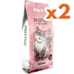 Prestige İnce Taneli Bebek Pudralı Bentonit Kedi Kumu 10 Lt X 2 Adet - Prestige