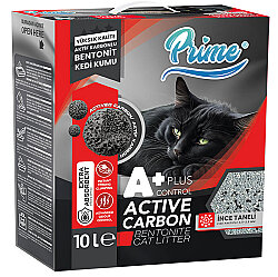 Prime Aktif Carbon Control Plus Topaklanan Kedi Kumu 10 Lt x 2 Adet - 2