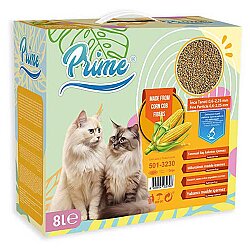 Prime Bitkisel Natural Topaklaşan Kedi Kumu 8 Lt x 2 Adet - 3