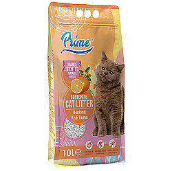 Prime İnce Taneli Portakal Kokulu Kedi Kumu 10 Lt x 2 Adet - 2
